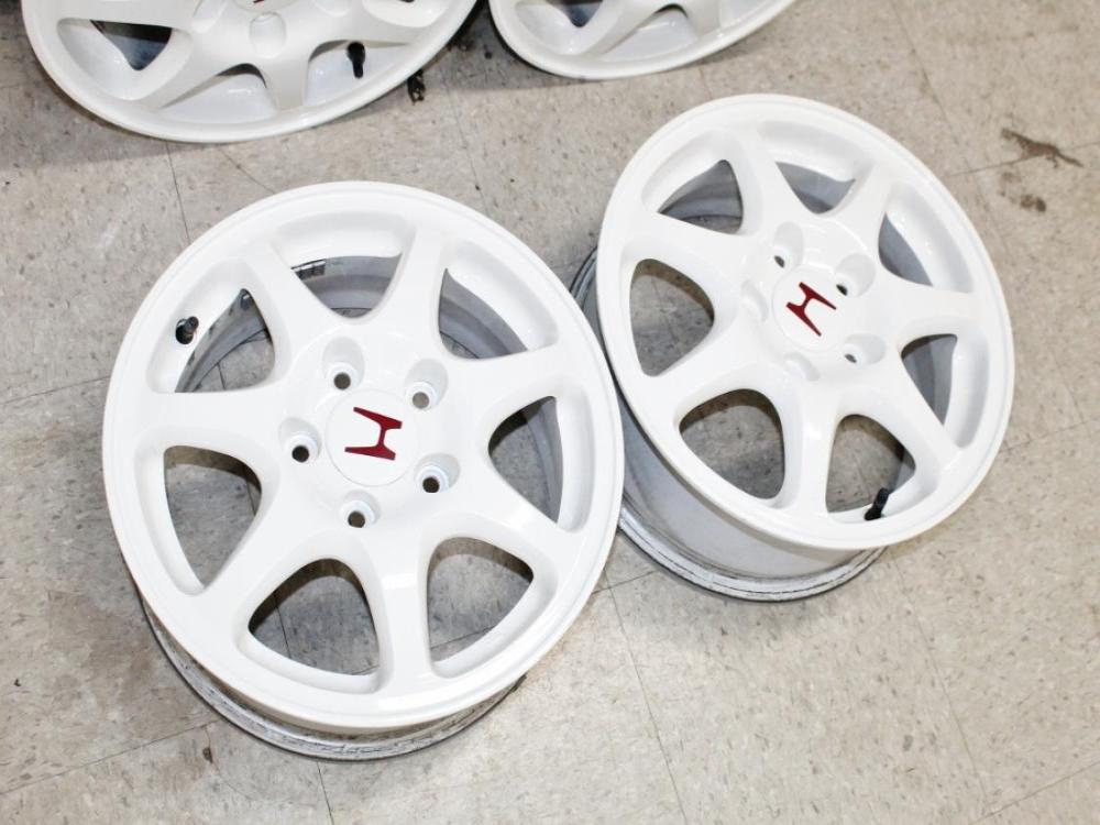 JDM 96-00 Honda Civic Type R EK9 OEM 5 Lug Enkei 15 Inch Wheels: Image 21