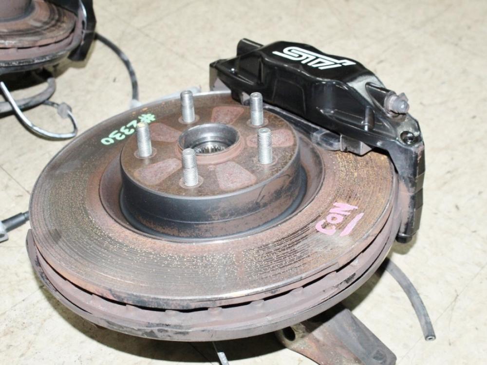 2008-2017 Subaru WRX STI Brembo Brakes Front & Rear Set OEM: Image 3
