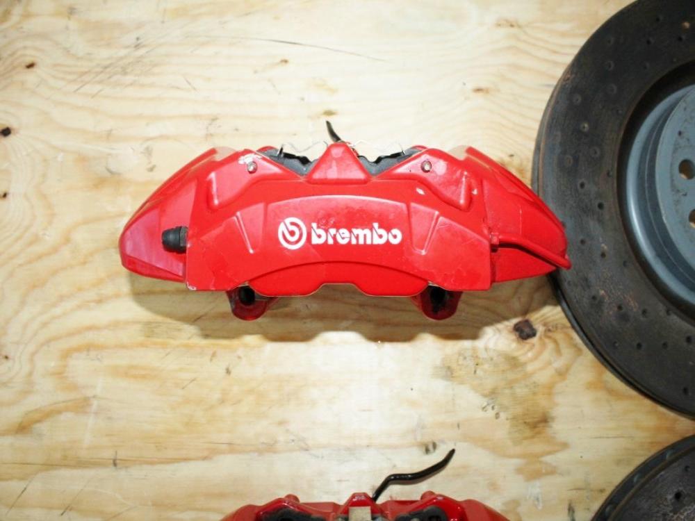 2017-2021 HONDA CIVIC TYPE R FK8 OEM FRONT BREMBO CALIPERS ROTORS BRAKES CTR: Image 7