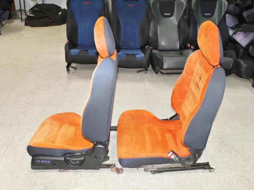 JDM Nissan Silvia S15 B Option Orange Seats - Rare Authentic Pair | MD JDM Motors: Image 30