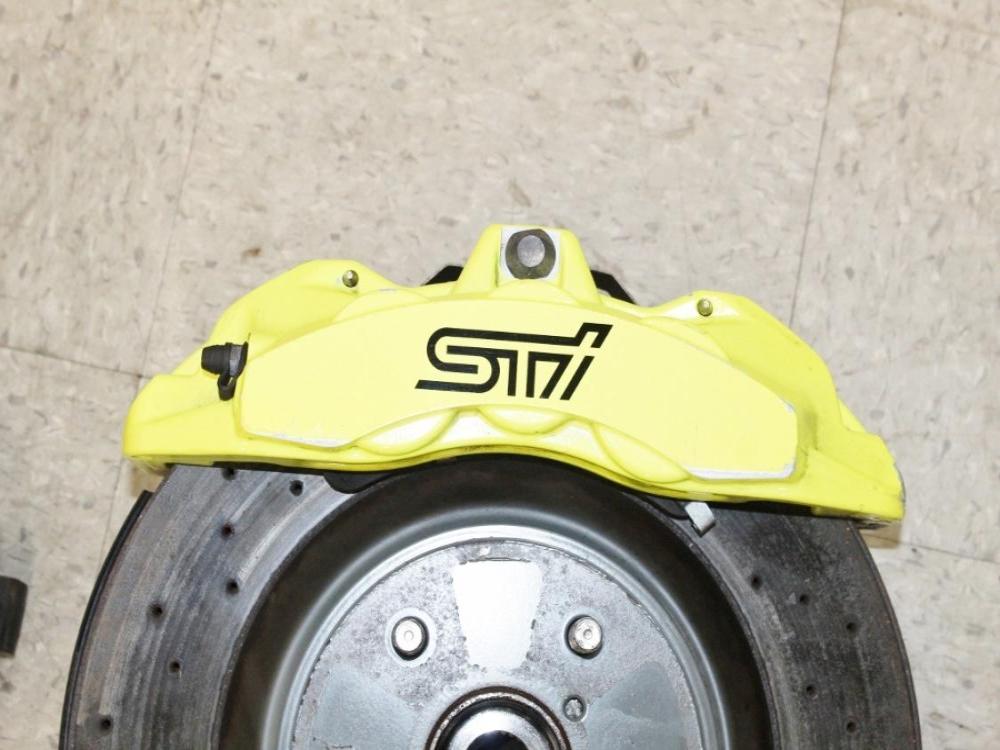 18-21 Subaru WRX STi OEM Brembo Brakes Front & Rear Sprindles Set: Image 23