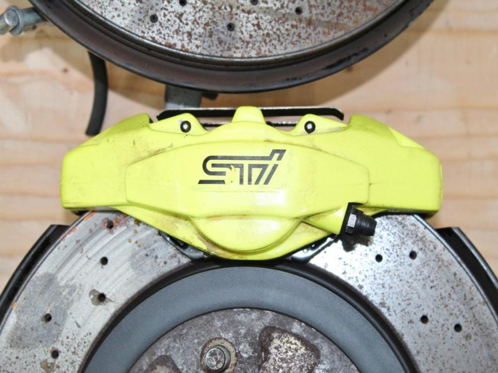 18-21 Subaru WRX STi OEM Brembo Brakes Front & Rear Sprindles Set: Image 2