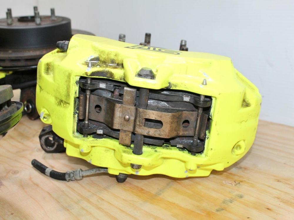18-21 Subaru WRX STi OEM Brembo Brakes Front & Rear Sprindles Set: Image 4