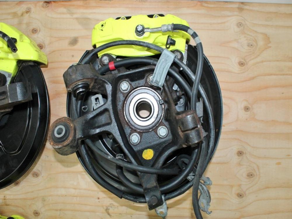 18-21 Subaru WRX STi OEM Brembo Brakes Front & Rear Sprindles Set: Image 9