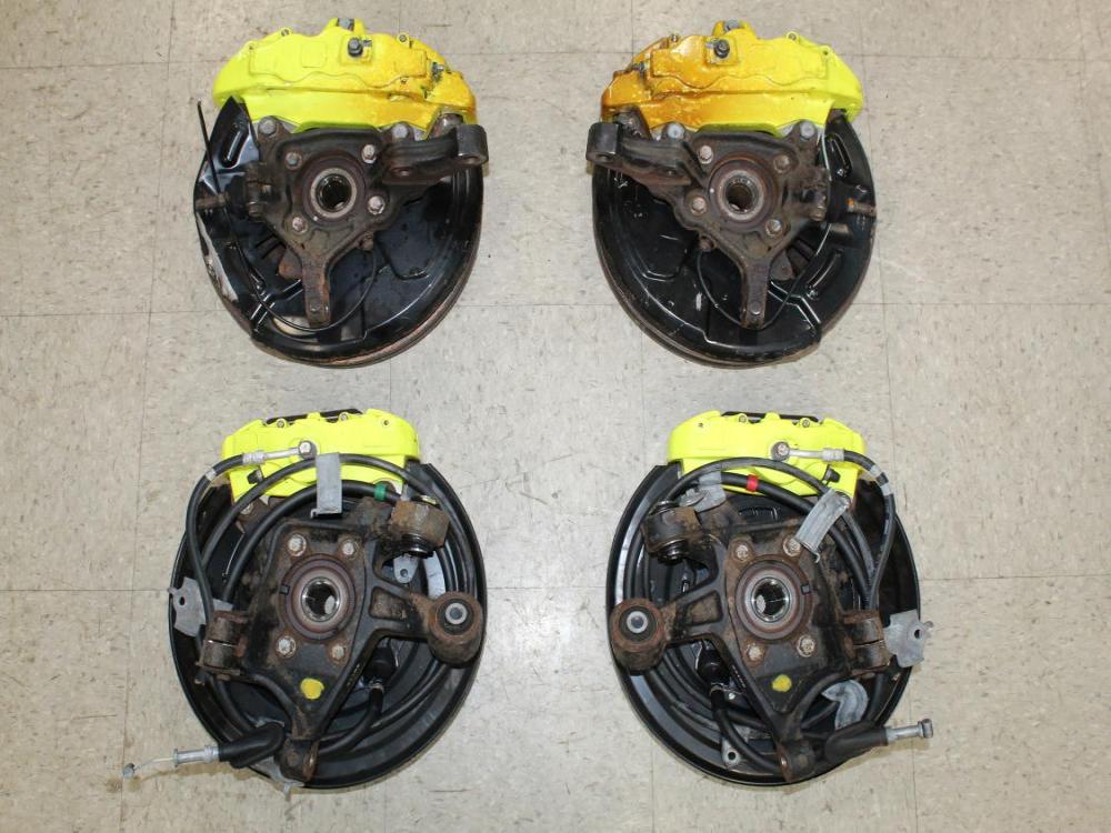 2018-2021 Subaru WRX STi OEM Brembo Brakes Front & Rear Sprindles Set: Image 22