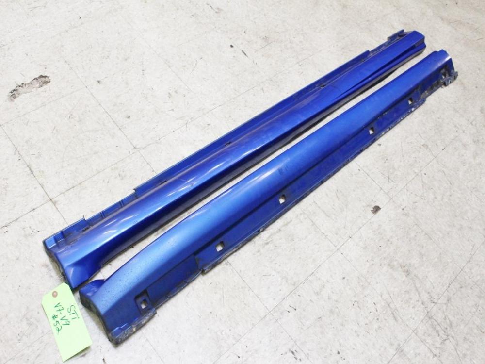 JDM 04-07 SUBARU IMPREZA WRX STI SEDAN OEM SIDE SKIRTS ROCKER PANELS LH RH V8 V9: Image 2