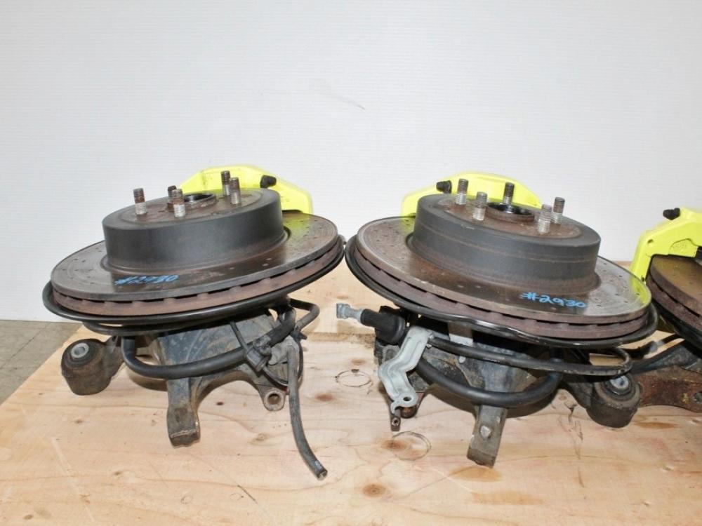 18-19-20-21 SUBARU WRX STI 6PISTON 2PISTON OEM BREMBO BRAKES CALIPERS SPINDLES: Image 2