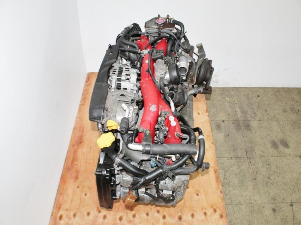 JDM Subaru Impreza WRX STI EJ207 Version 8 Engine 2.0L Turbo AVCS Motor with VF37 Turbo: Image 8