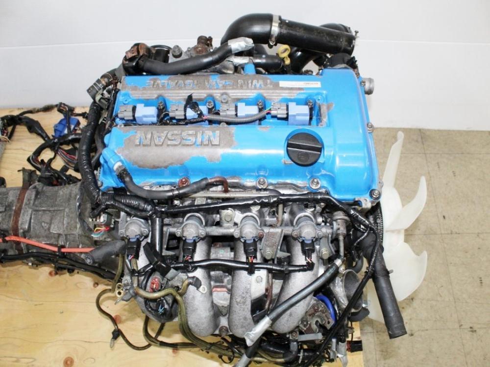 JDM Nissan Silvia S13 SR20DET Red Top Engine 5 Speed RWD Transmission 180SX 240SX Turbo: Image 14