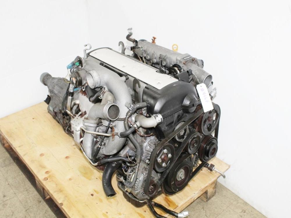 JDM Toyota 1JZ-GTE VVTI Engine 2.5L Turbo Chaser Mark 2 Front Sump Motor: Image 9