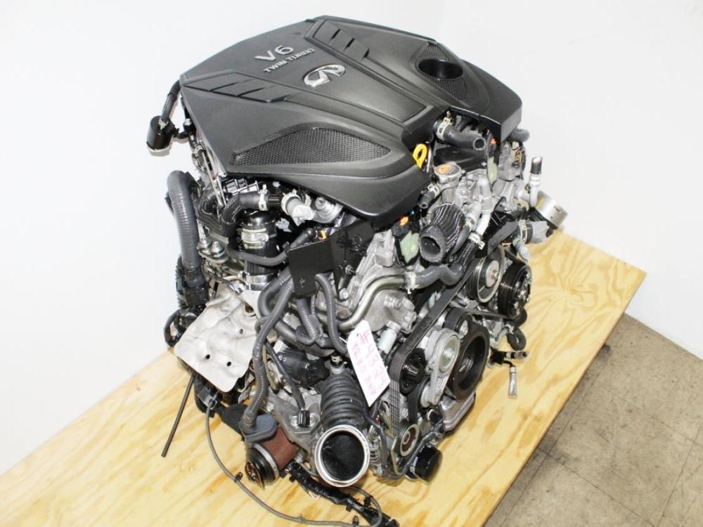 2015-2022 Infiniti Q50 Q60 VR30DDTT 3.0L Twin Turbo 300HP Engine AWD VR30 Motor: Image 4