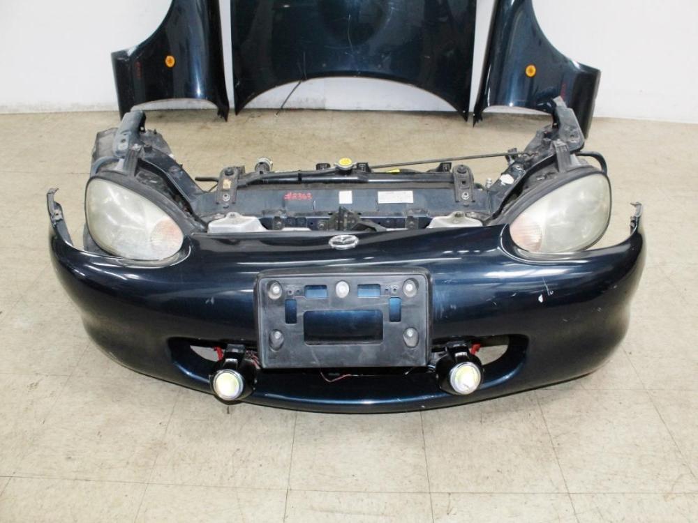 1998 - 2005 Mazda MX-5 Miata NB Complete Front End Bumper Headlights Core Support Fenders Hood: Image 15
