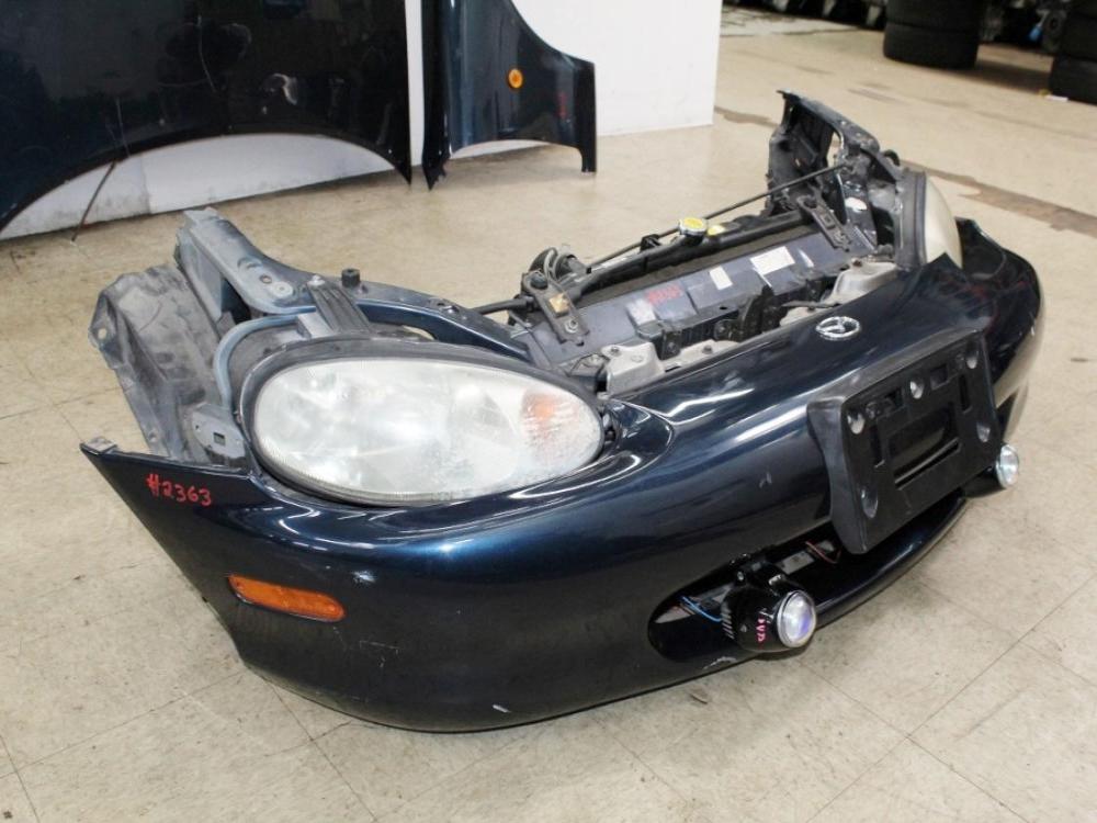 1998 - 2005 Mazda MX-5 Miata NB Complete Front End Bumper Headlights Core Support Fenders Hood: Image 6