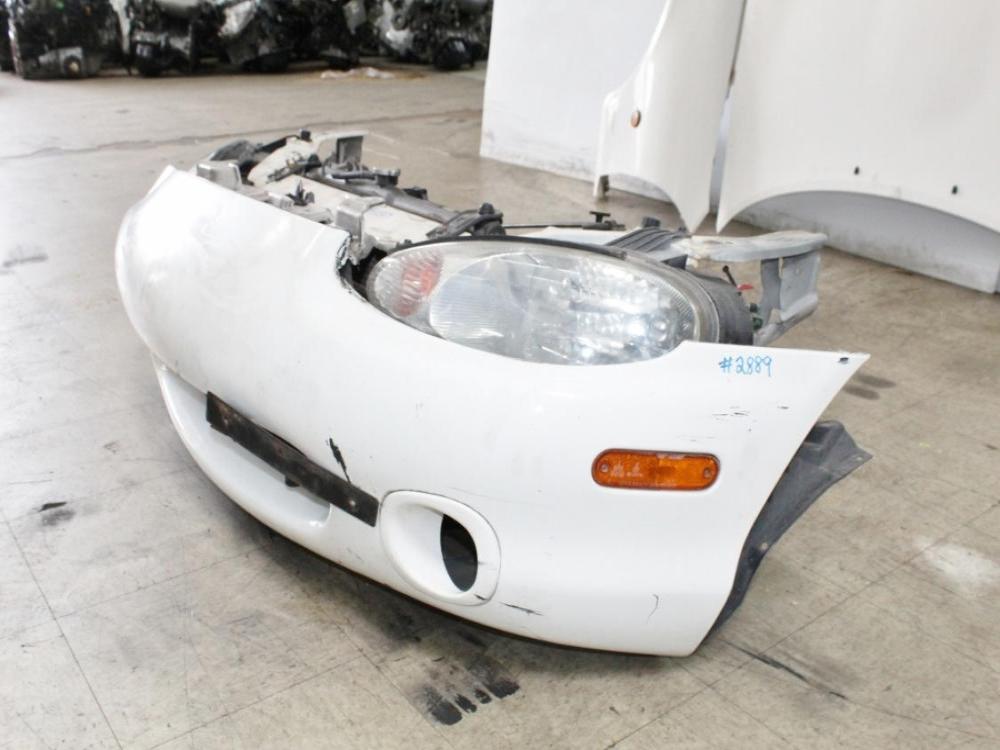 98 99 00 01 02 03 04 05 MAZDA MIATA NB COMPLETE FRONT END WHITE : Image 13