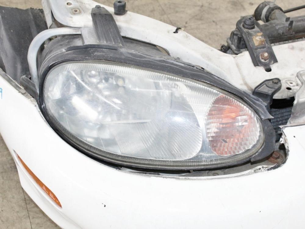 98 99 00 01 02 03 04 05 MAZDA MIATA NB COMPLETE FRONT END WHITE : Image 9