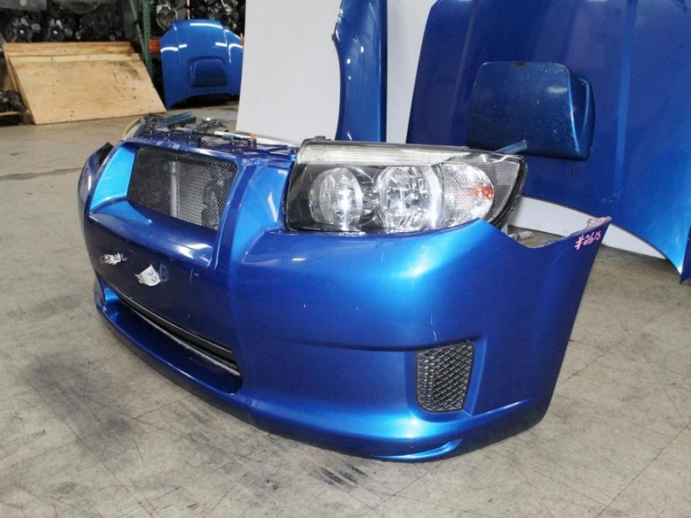 03-08 JDM Subaru Forester SG9 STI Front End Conversion Bumper Headlights Hood Fenders Core Support: Image 5