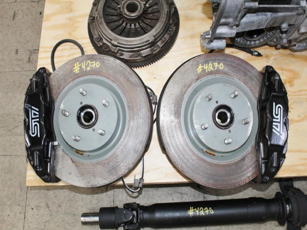 2008-2017 Subaru STI 6 Speed Transmission Complete Swap Kit  Brembo Brakes R180 Differential Axle: Image 9
