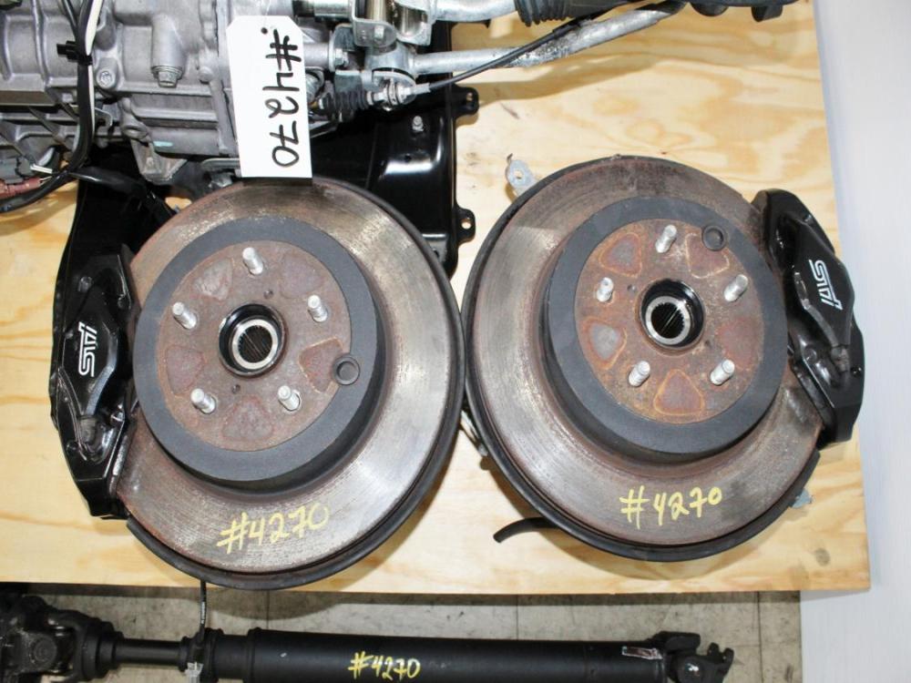 2008-2017 Subaru STI 6 Speed Transmission Complete Swap Kit  Brembo Brakes R180 Differential Axle: Image 14