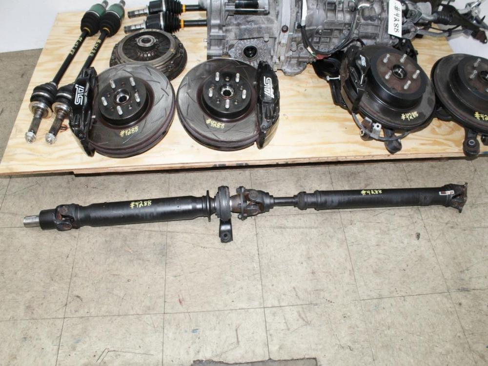 08-17 Subaru WRX STi 6 Speed Manual Transmission Swap Kit w/ Brembo Brakes Spindles Axles R180 Diff: Image 5