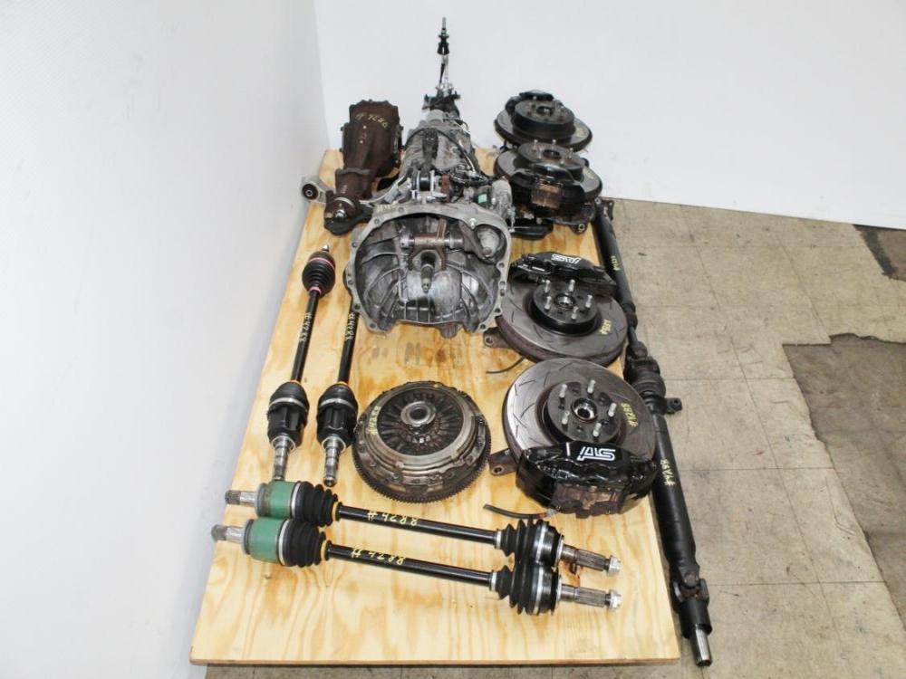 08-17 Subaru WRX STi 6 Speed Manual Transmission Swap Kit w/ Brembo Brakes Spindles Axles R180 Diff: Image 22