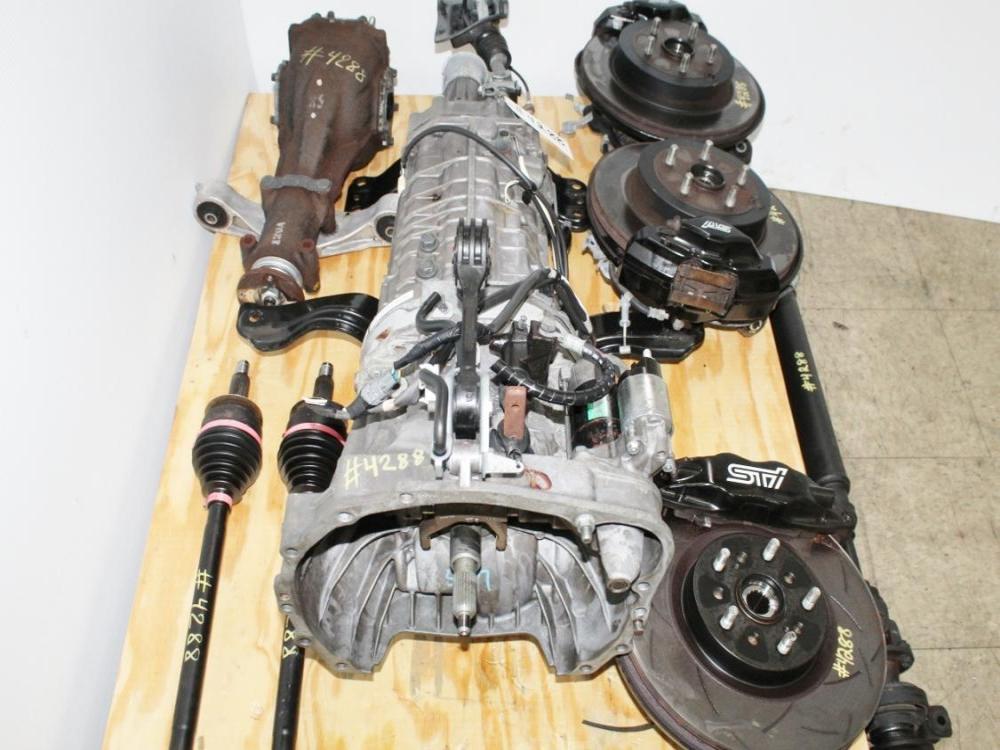 08-17 Subaru WRX STi 6 Speed Manual Transmission Swap Kit w/ Brembo Brakes Spindles Axles R180 Diff: Image 23