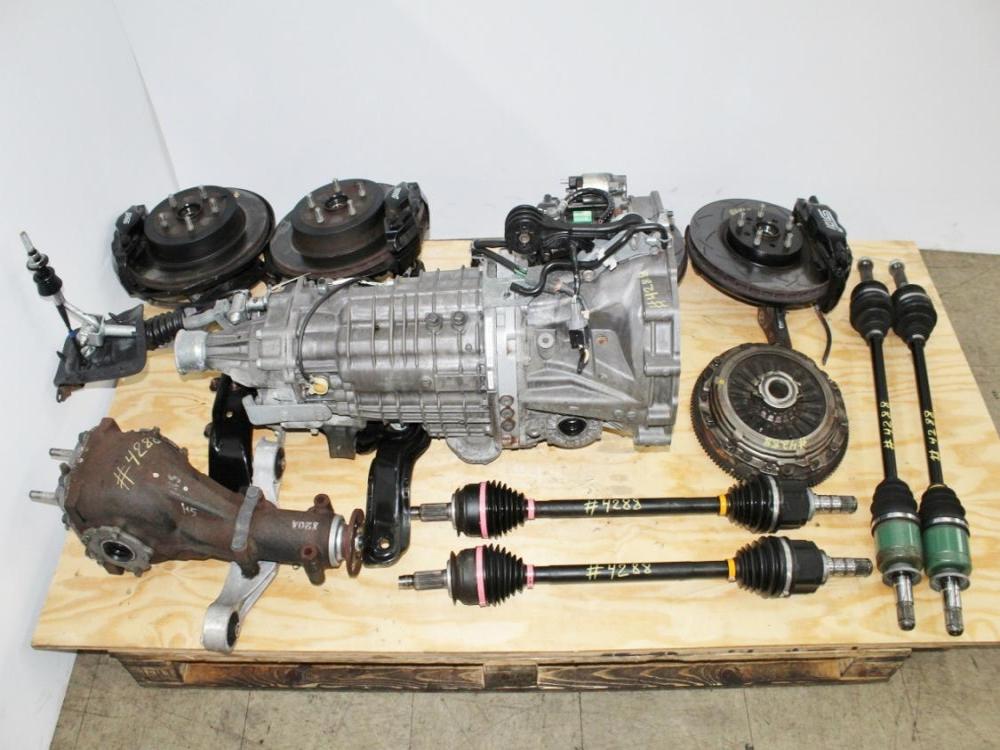08-17 Subaru WRX STi 6 Speed Manual Transmission Swap Kit w/ Brembo Brakes Spindles Axles R180 Diff: Image 29
